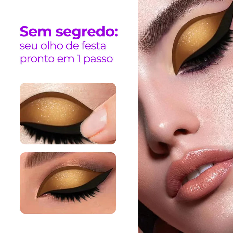 GlamPatch – Sombra com Cílios Postiços Que Deixa Seu Olhar Pronto em 1 Segundo (Oferta Exclusiva)